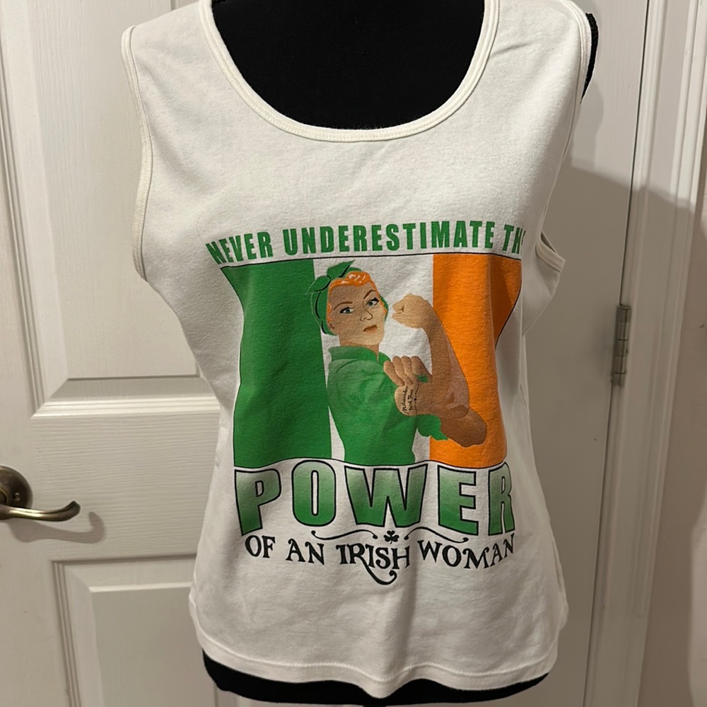 Silver for her Vintage Irish t-shirt size listed 2XL